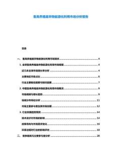 畜禽養殖廢棄物能源化利用市場分析報告