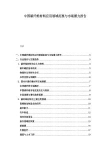 中國碳纖維材料應(yīng)用領(lǐng)域拓展與市場潛力報告