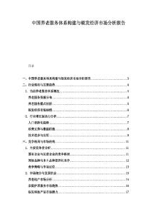 中國養老服務體系構建與銀發經濟市場分析報告