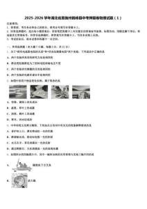 2025-2026學年湖北省恩施州鶴峰縣中考押題卷物理試題（1）含解析