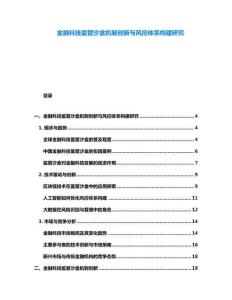 金融科技監管沙盒機制創新與風控體系構建研究