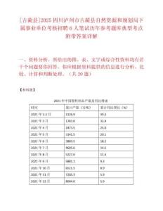 [古藺縣]2025四川瀘州市古藺縣自然資源和規(guī)劃局下屬事業(yè)單位考核招聘6人筆試歷年參考題庫典型考點附帶答案詳解