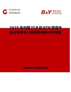 2025年中國TCP和RTP管道市場占有率及行業競爭格局分析報告