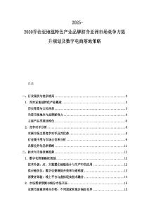 2025-2030乔治亚地毯特色产业品牌跻身亚洲市场竞争力提升规划及数字电商落地策略