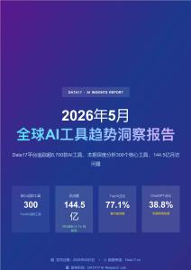 解数第：全球AI工具趋势洞察（2026年5月）