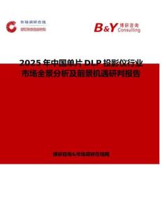 2025年中國單片DLP投影儀行業(yè)市場(chǎng)全景分析及前景機(jī)遇研判報(bào)告