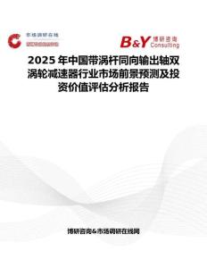 2025年中國帶渦桿同向輸出軸雙渦輪減速器行業市場前景預測及投資價值評估分析報告