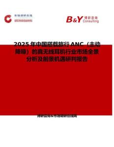 2025年中國搭載旅行ANC（主動降噪）的真無線耳機行業(yè)市場全景分析及前景機遇研判報告