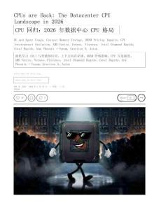 CPU回归：2026年数据中心CPU格局展望