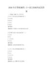 2026年计算机编程：C++语言基础考试及答案