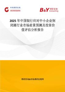 2025年中國銀行應對中小企業倒閉潮行業市場前景預測及投資價值評估分析報告