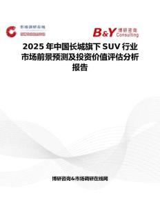2025年中國長城旗下SUV行業市場前景預測及投資價值評估分析報告