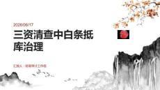 三資清查中白條抵庫治理