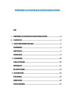甲基丙烯酸行业市场供需走向与投资评估规划分析报告