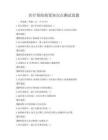 醫療保險政策知識點測試真題