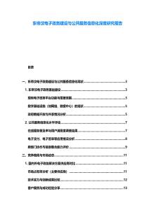 東帝汶電子政務建設與公共服務信息化深度研究報告