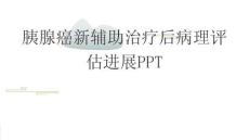 胰腺癌新輔助治療后病理評估進展PPT