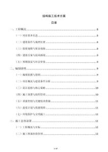 结构施工技术方案