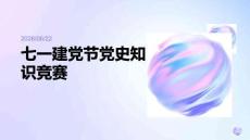 七一建党节党史知识竞赛