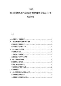 2025-2030南美摩托车产业现状供需格局解析与资金可行性规划研讨