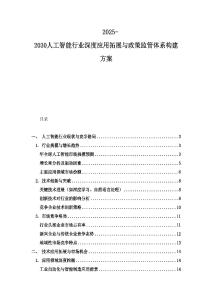2025-2030人工智能行業(yè)深度應(yīng)用拓展與政策監(jiān)管體系構(gòu)建方案
