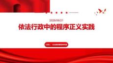 依法行政中的程序正义实践