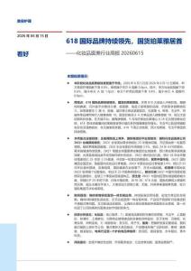 美容护理-行业周报：618国际品牌持续领先，国货珀莱雅居首
