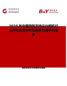 2025年中國微型手持云臺相機行業市場全景分析及前景機遇研判報告