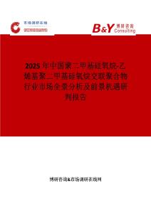 2025年中国聚二甲基硅氧烷-乙烯基聚二甲基硅氧烷交联聚合物行业市场全景分析及前景机遇研判报告
