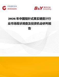 2026年中國指針式果實硬度計行業市場現狀調查及投資機會研判報告