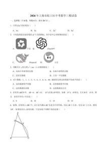 2026年上海市虹口区中考数学三模试卷（含答案）