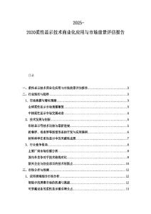 2025-2030柔性顯示技術商業化應用與市場前景評估報告