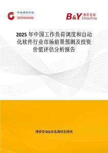 2025年中国工作负荷调度和自动化软件行业市场前景预测及投资价值评估分析报告