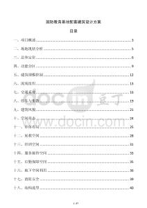 國防教育基地配套建筑設(shè)計(jì)方案