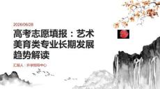 高考志愿填報：藝術美育類專業長期發展趨勢解讀