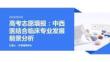 高考志愿填報：中西醫(yī)結(jié)合臨床專業(yè)發(fā)展前景分析