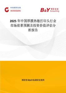 2025年中国厚膜热敏打印头行业市场前景预测及投资价值评估分析报告