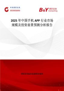 2025年中国手机APP行业市场规模及投资前景预测分析报告