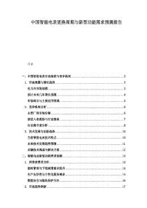 中国智能电表更换周期与新型功能需求预测报告