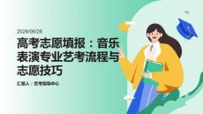 高考志愿填報：音樂表演專業(yè)藝考流程與志愿技巧
