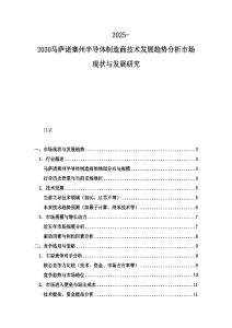 2025-2030马萨诸塞州半导体制造商技术发展趋势分析市场现状与发展研究