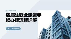 應屆生就業派遣手續辦理流程詳解課
