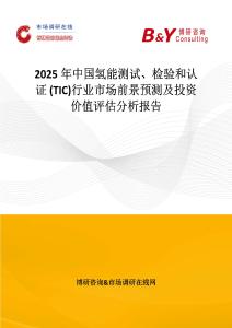 2025年中国氢能测试、检验和认证 (TIC)行业市场前景预测及投资价值评估分析报告