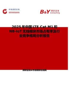 2025年中國LTE Cat M1和NB-IoT無線模塊市場占有率及行業競爭格局分析報告