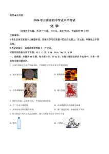 2026年云南省中化学真题卷（含答案与解析）