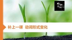 補上一課  動詞形式變化 高中英語