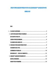 西亚可再生能源并网技术研讨会及新能源产业链投资布局前瞻分析