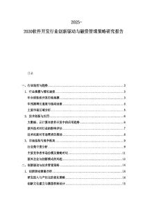 2025-2030软件开发行业创新驱动与融资管理策略研究报告