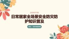 日常居家全场景安全防灾防护知识普及
