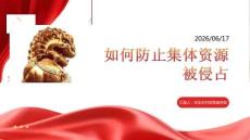 如何防止集体资源被侵占